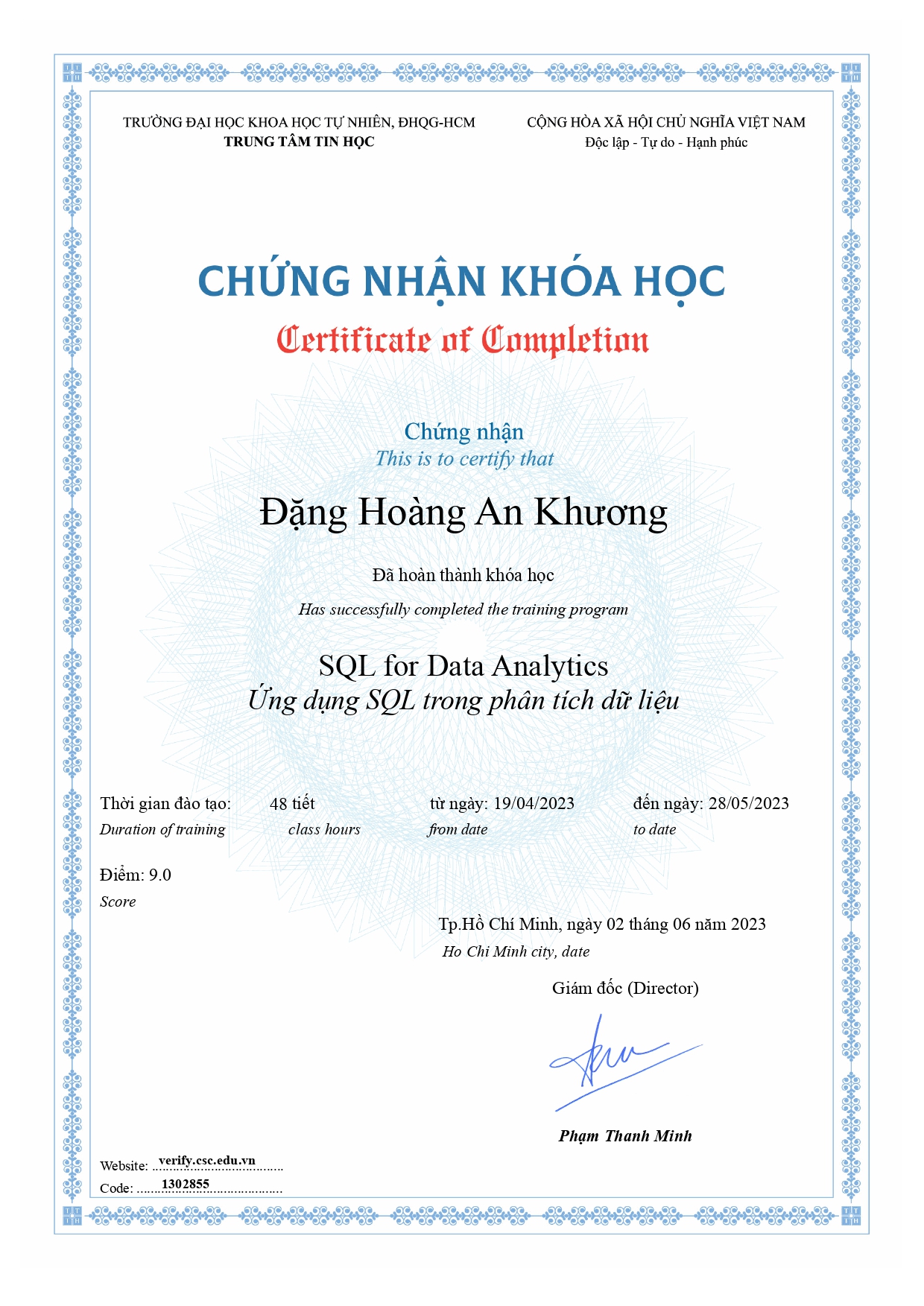 SQL for Data Analytic
